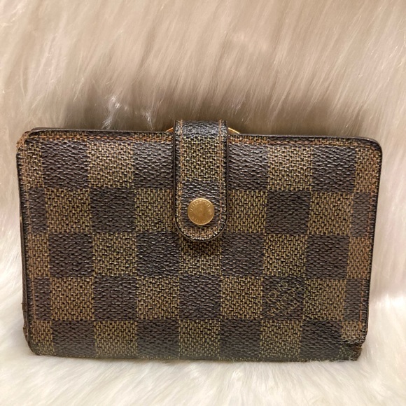 Louis Vuitton Handbags - Authentic Louis Vuitton Damier Ebene Portefeuille Viennois Wallet  #9.7r MI 0014